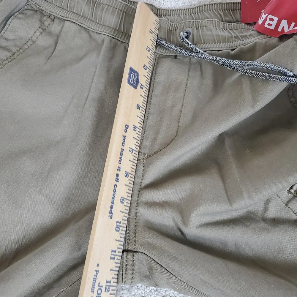 Unionbay CargoJogger Pants Men's Small Khaki Tan Pull-On